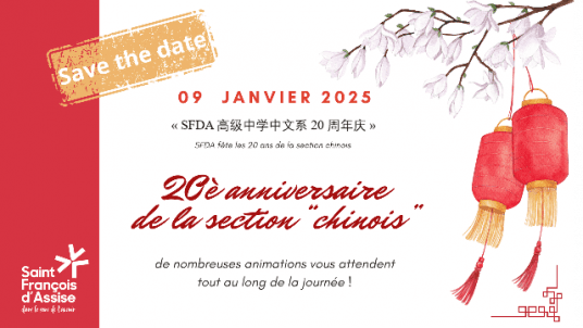 La section "chinois" fête ses 20 ans